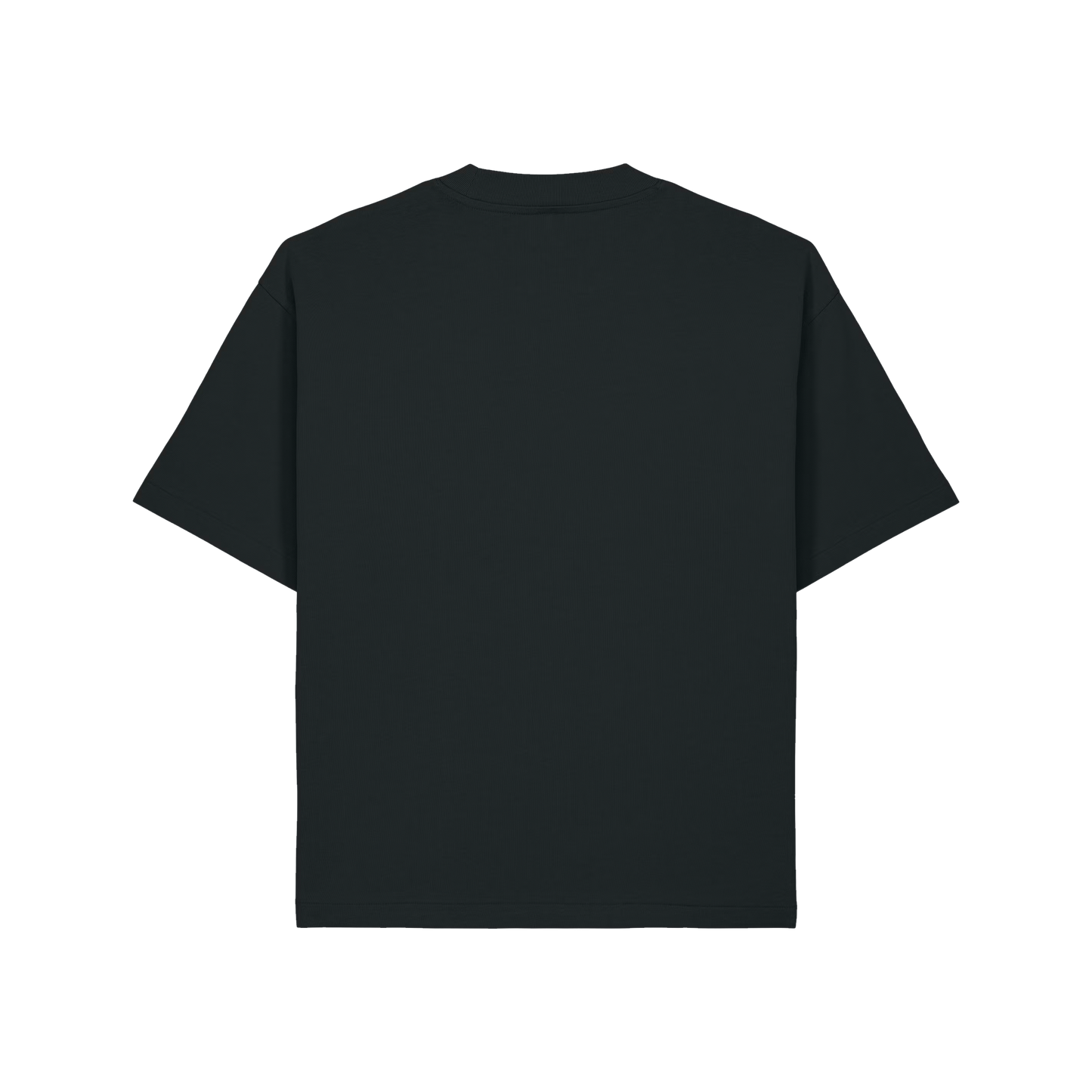 300 GSM BOXY LOGO TEE (BLACK)