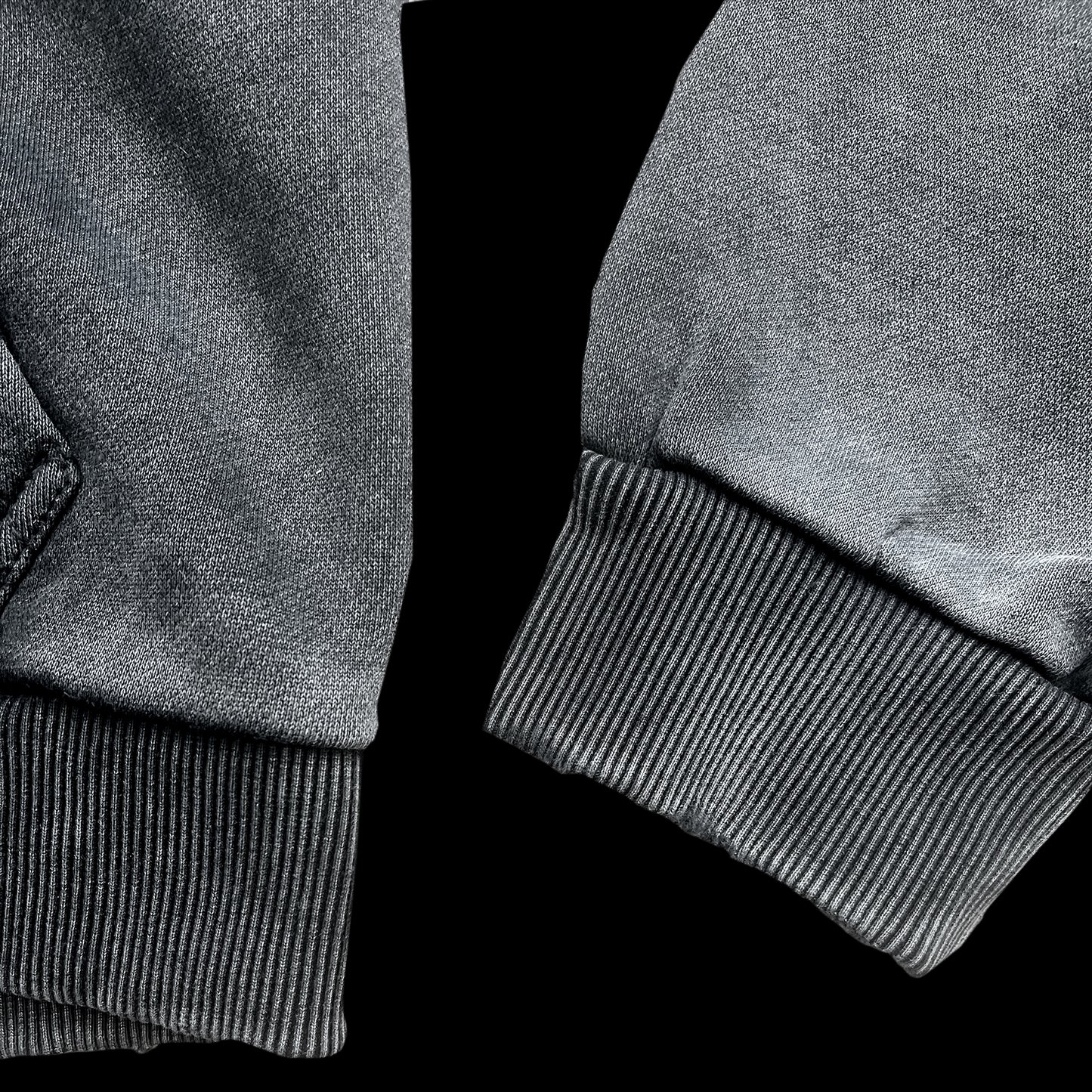 HEAVY VINTAGE ZIP UP HOODIE (ASH)