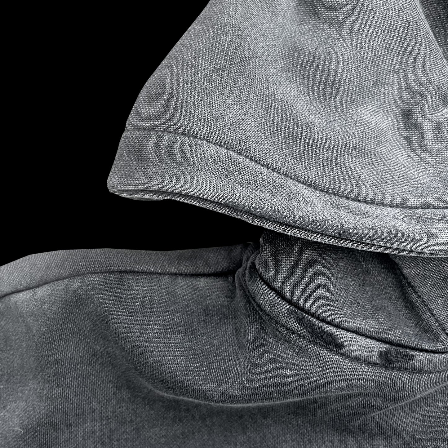 HEAVY VINTAGE ZIP UP HOODIE (ASH)