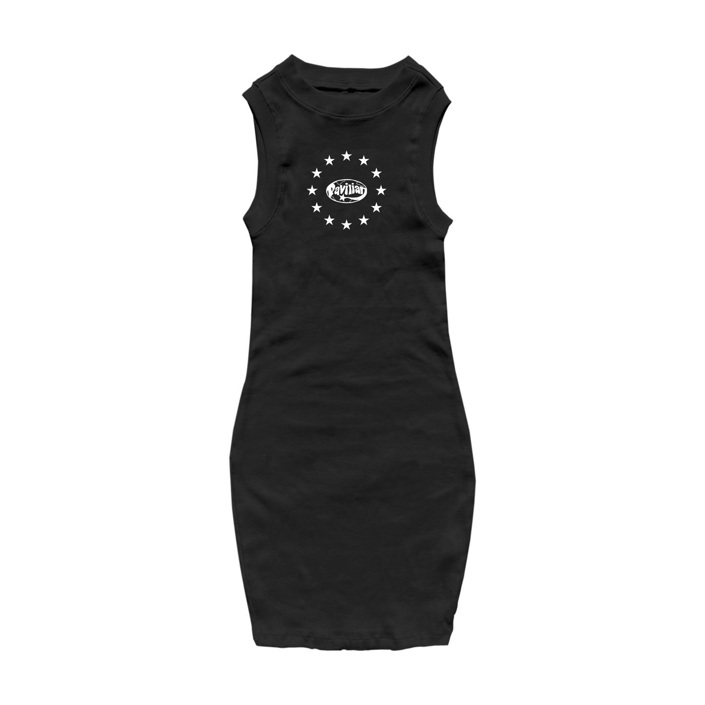 WOMENS TANK MINI DRESS (BLACK)