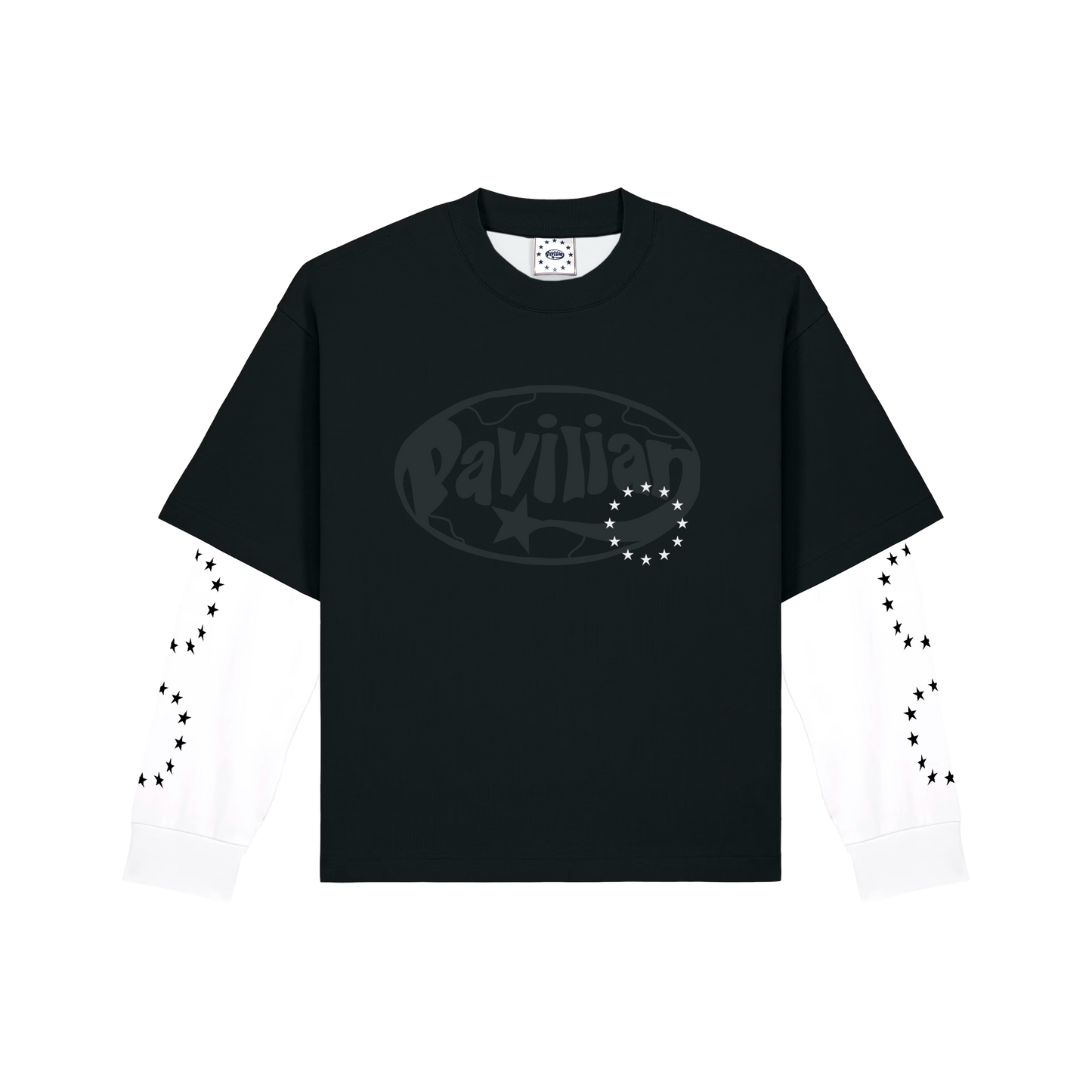 300GSM DOUBLE LAYER LONGSLEEVE (BLACK,WHITE)