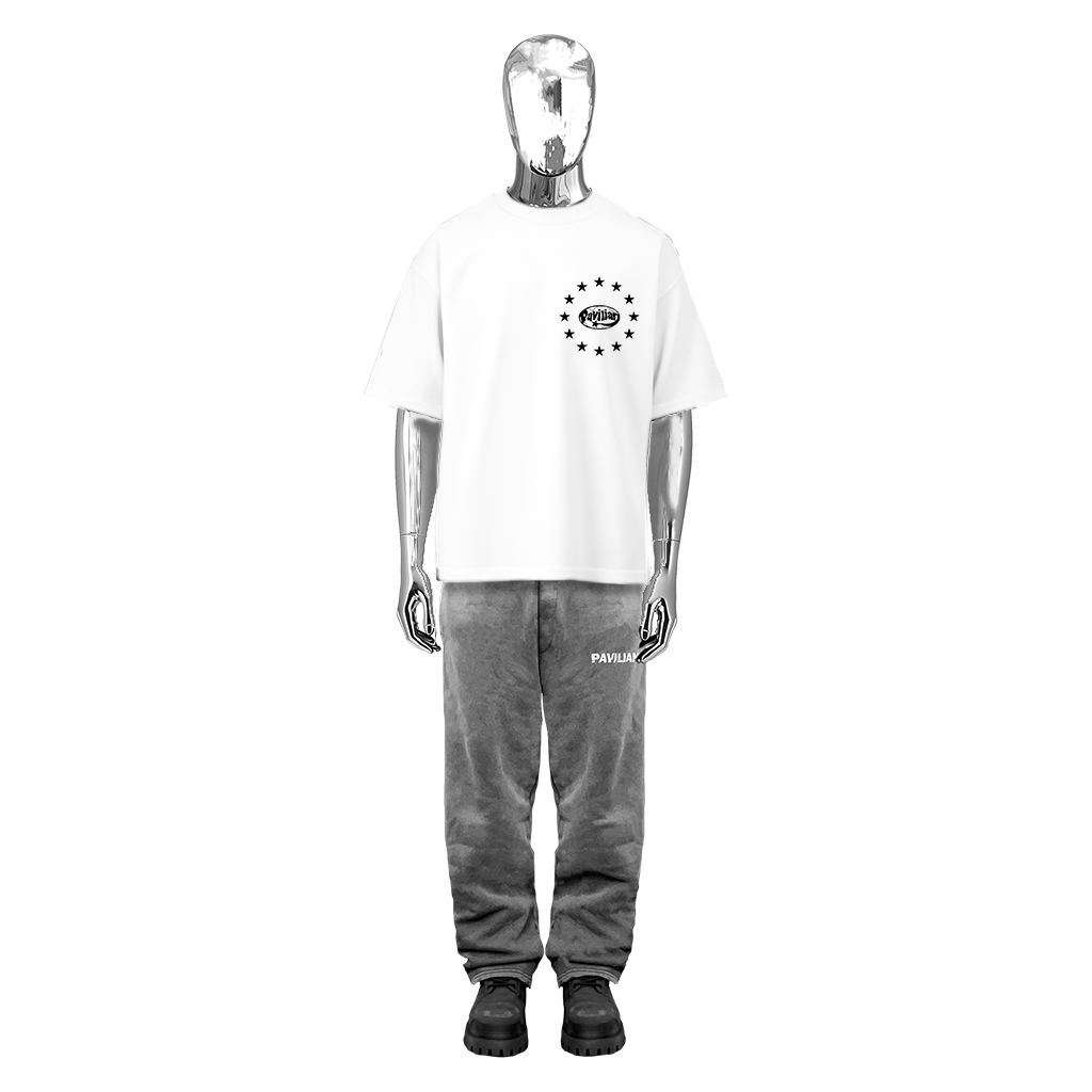 300 GSM BOXY LOGO TEE (WHITE)