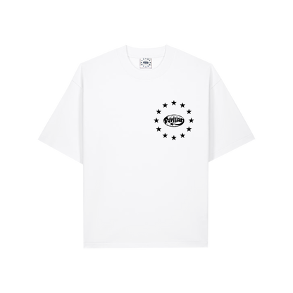 300 GSM BOXY LOGO TEE (WHITE)