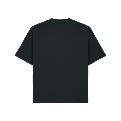 300 GSM BOXY LOGO TEE (BLACK)