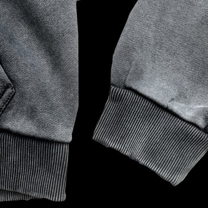HEAVY VINTAGE ZIP UP HOODIE (ASH)