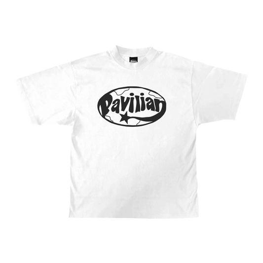 OVERSIZED LOGO MOCK NECK TEE