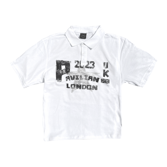 LONDON BOXY FIT POLO (WHITE)