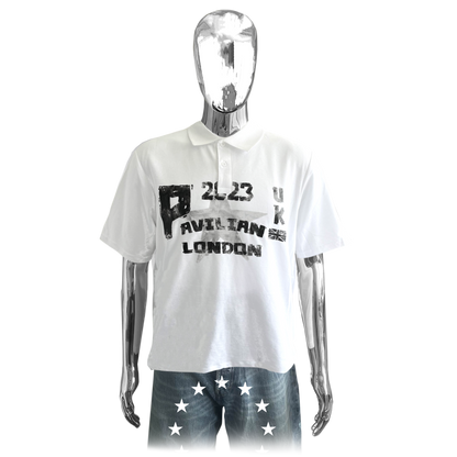 LONDON BOXY FIT POLO (WHITE)