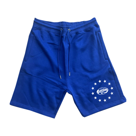 BLUE LOGO OVERSIZED SHORTS