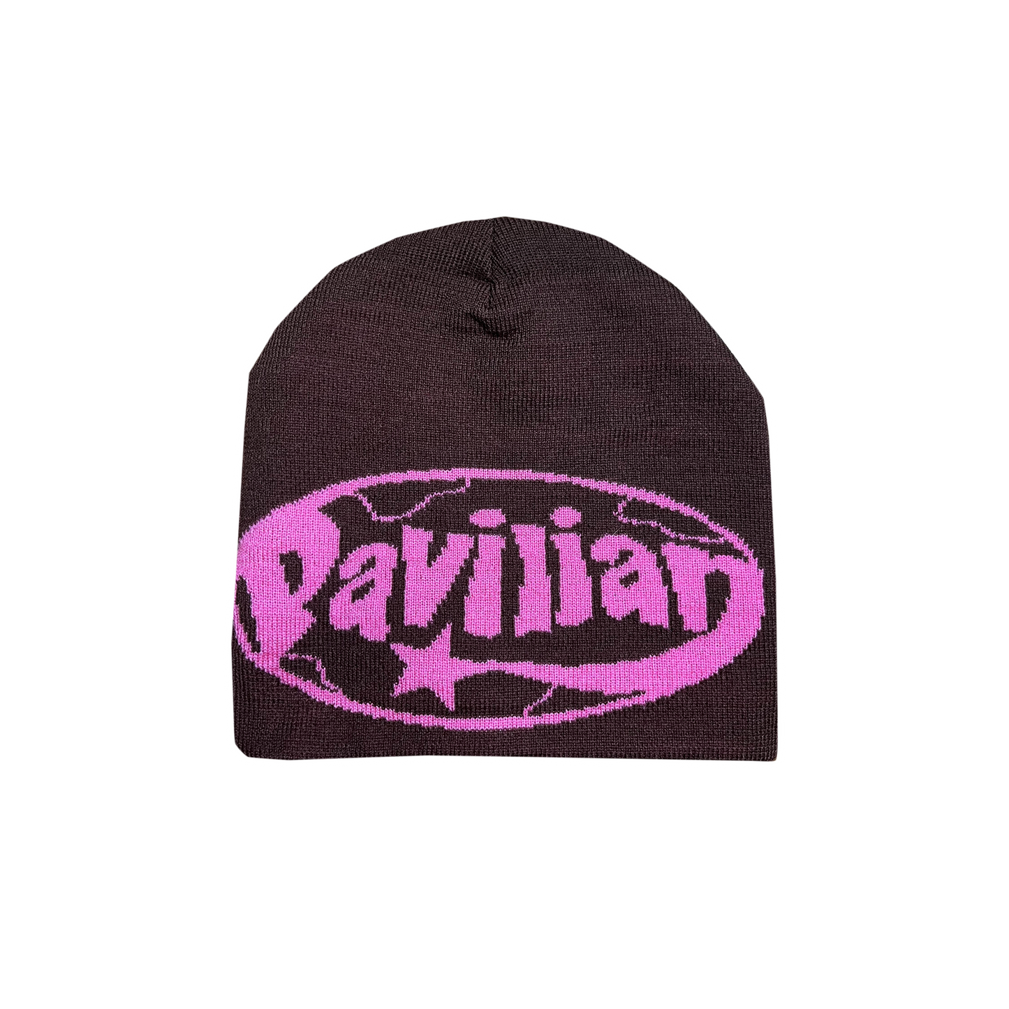 OG LOGO BEANIE (BROWN,PINK)
