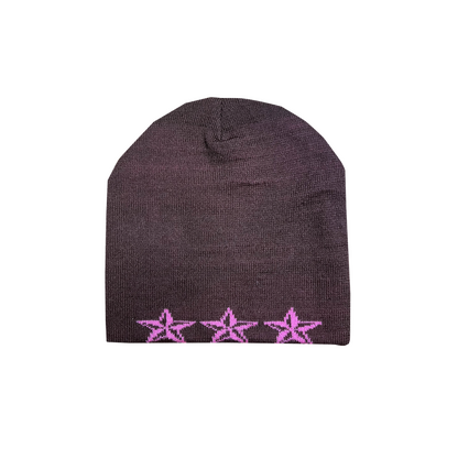 OG LOGO BEANIE (BROWN,PINK)
