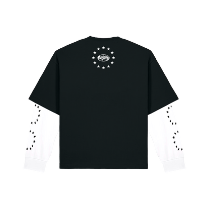 300GSM DOUBLE LAYER LONGSLEEVE (BLACK,WHITE)