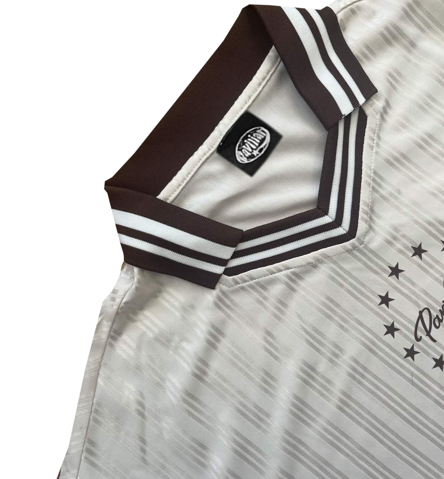 BOXY FOOTBALL SHIRT, (BEIGE, BROWN)