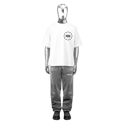 300 GSM BOXY LOGO TEE (WHITE)