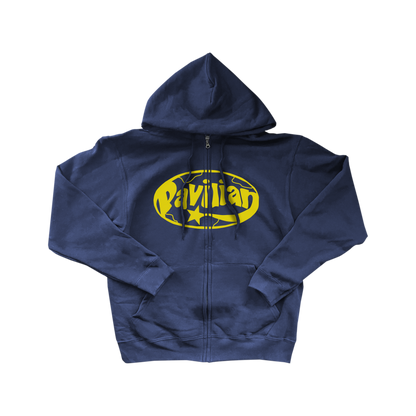 MIDWEIGHT LOGO ZIP UP (NAVY)