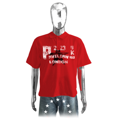 LONDON BOXY FIT POLO (RED)