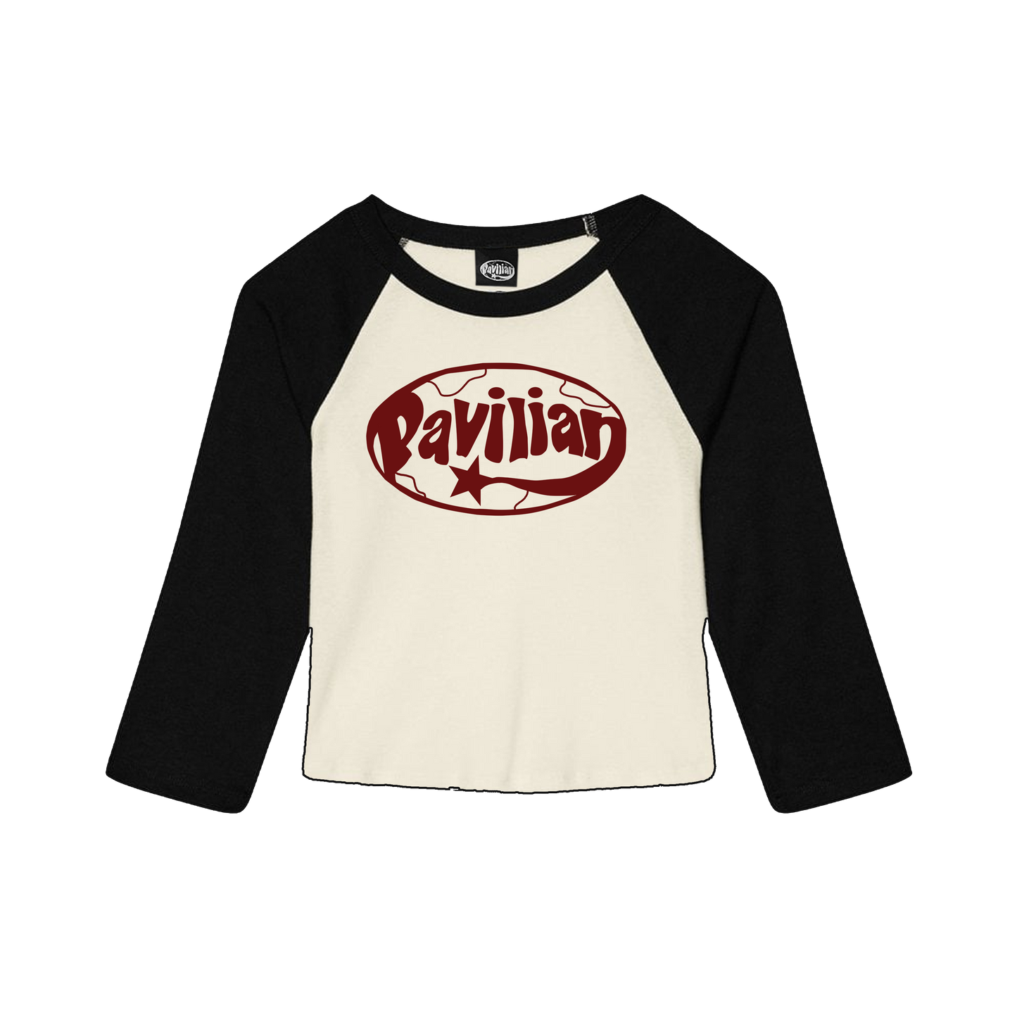 WOMENS 3/4 SLEEVE LOGO BABY TEE