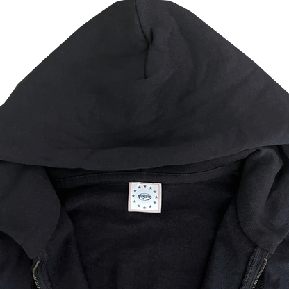 MIDWEIGHT LOGO ZIP UP (BLACK)