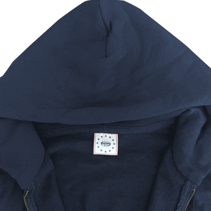 MIDWEIGHT LOGO ZIP UP (NAVY)